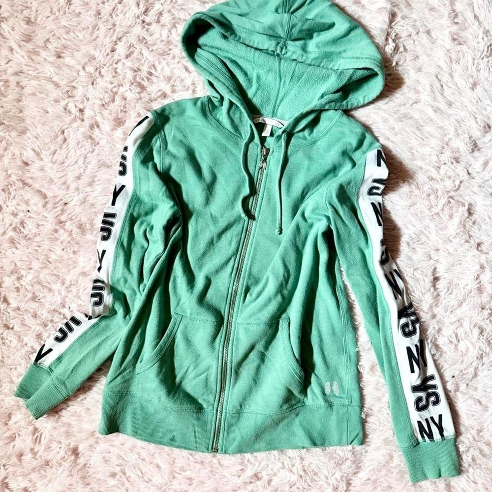 Victoria's Secret New York Varsity Campus Lounge Zip Up Hoodie Womens‎ S Sporty